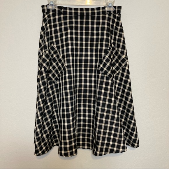 Double Zero Dresses & Skirts - DOUBLE ZERO Plaid Circle Skirt with Pockets Size Medium